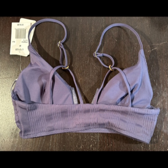 L*Space Siren Pointelle Ribbed Bikini Top in Slate Size M - NWT - Picture 8 of 12